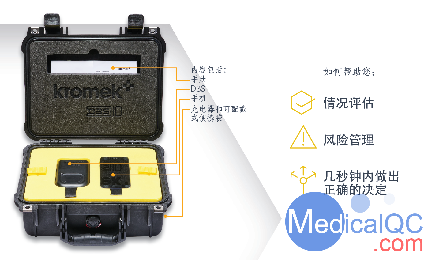 英國(guó)Kromek D3S PRD能譜輻射探測(cè)器，D3S PRD現(xiàn)場(chǎng)同位素檢測(cè)儀
