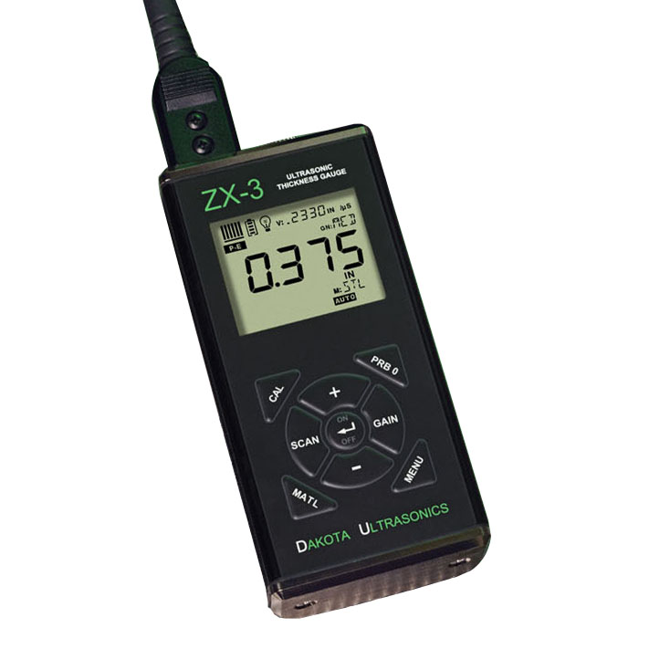 美國Dakota Ultrasonics ZX-3超聲波測厚儀,ZX-3測厚儀