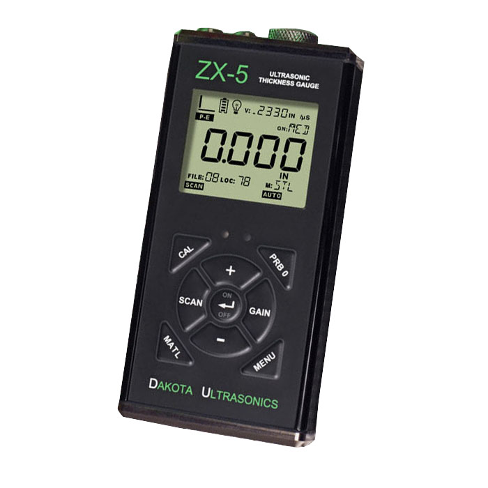 美國Dakota Ultrasonics ZX-5超聲波測厚儀,ZX-5測厚儀