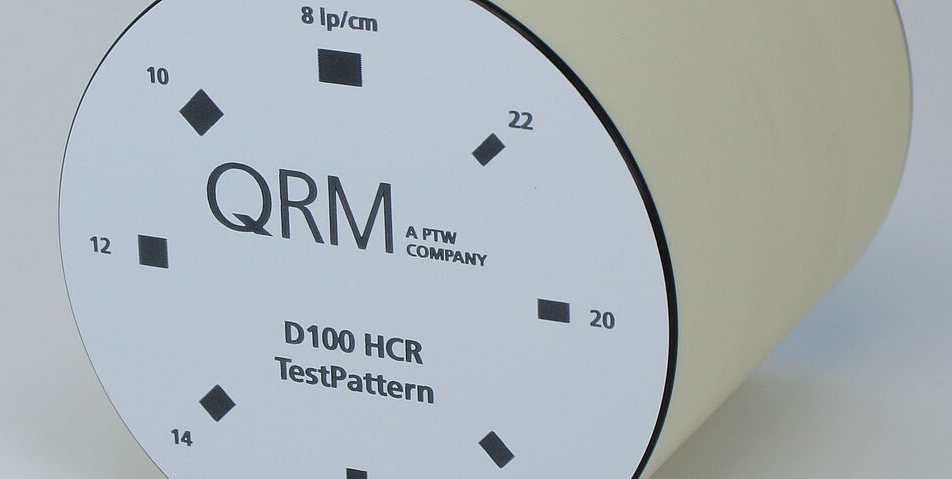 QRM D100 HCR TestPattern 高對(duì)比度分辨率仿真模體,D100 HCR分辨率模體