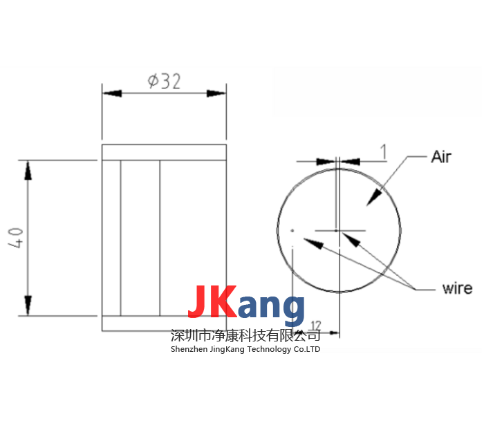 Micro-CT Wire Phantom微型 CT 線體模,QRM-MicroCT-Wire平面空間分辨率模體